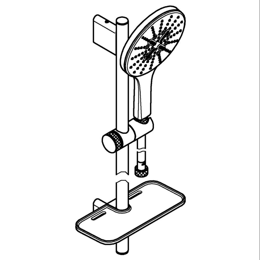 GROHE 26594000 - Sprchový set RAINSHOWER SMARTACTIVE 150 900 mm lesklý chrom