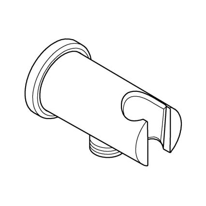 GROHE 26658000 - Nástěnná přípojka s integrovaným držákem sprchy O 48 mm chrom
