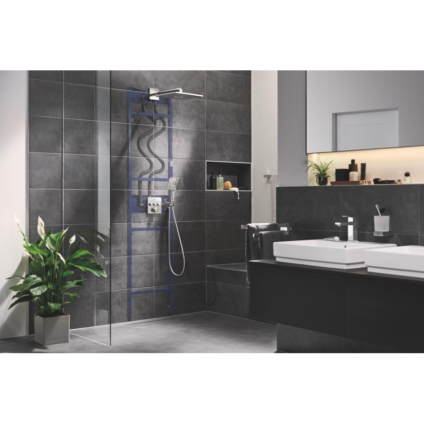 GROHE 26659000 - Nástěnná přípojka s držákem sprchy RAINSHOWER 48 × 48 mm chrom