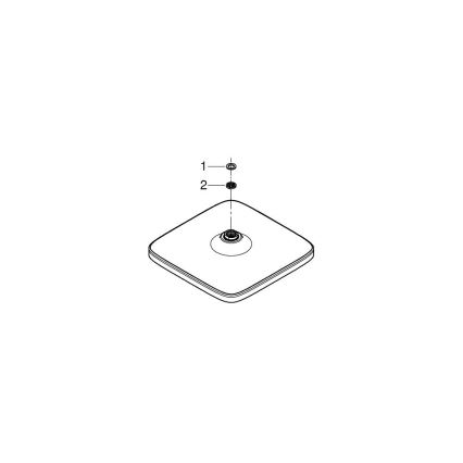 GROHE 26695000 - Hlavová sprcha VITALIO COMFORT 250 × 250 mm lesklý chrom