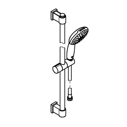 GROHE 26951001 - Sprchový set VITALIO START 110 600 mm lesklý chrom