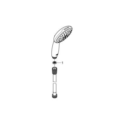 GROHE 2696010E - Ruční sprcha VITALIO START 110 110 mm lesklý chrom