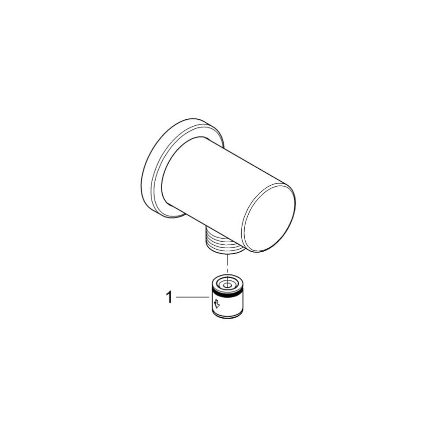 GROHE 27057AL0 - Nástěnné kolínko RAINSHOWER DN 15 grafit