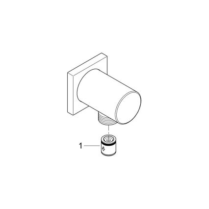 GROHE 27076000 - Nástěnné kolínko RAINSHOWER lesklý chrom