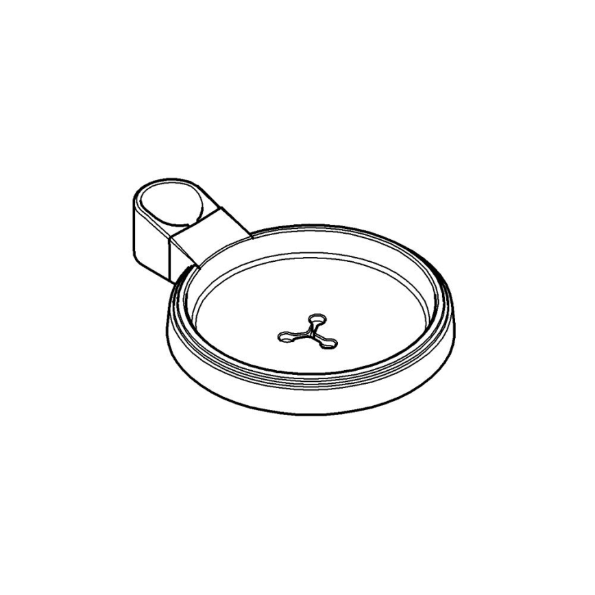 GROHE 27206000 - Miska na mýdlo RELEXA pro sprchovou tyč O 22 nebo 25 mm čirá