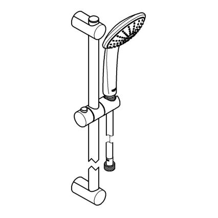 GROHE 27322000 - Sprchový set VITALIO JOY 600 mm lesklý chrom