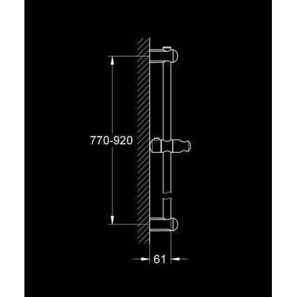 GROHE 27500000 - Sprchová tyč EUPHORIA 900 mm lesklý chrom