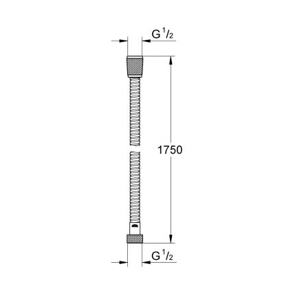 GROHE 27503001 - Sprchová hadice VITALIOFLEX METAL 1750 mm lesklý chrom