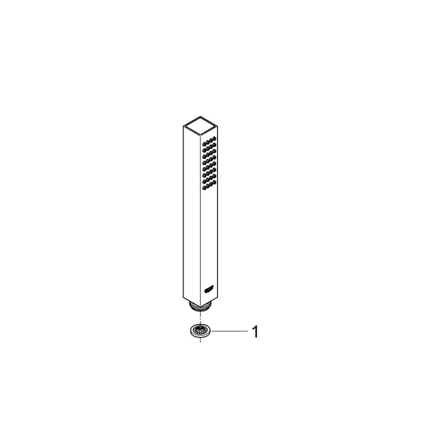 GROHE 27698000 - Ruční sprcha EUPHORIA CUBE lesklý chrom