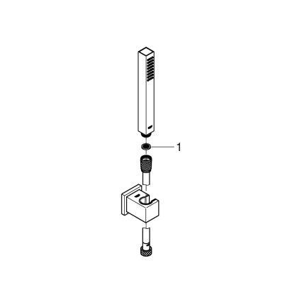 GROHE 27702000 - Sprchový set VITALIO START 100 1 proud 1250 mm lesklý chrom