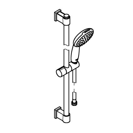 GROHE 27942001 - Sprchová souprava VITALIO START 110 600 mm lesklý chrom