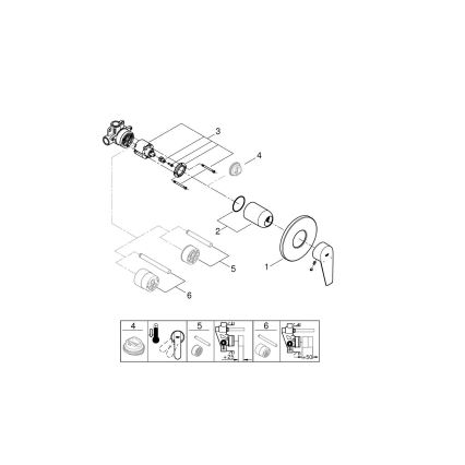 GROHE 29040001 - Sprchová baterie BAUEDGE lesklý chrom