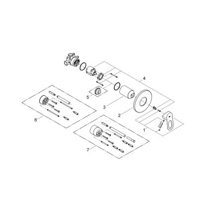 GROHE 29042000 - Sprchová baterie BAULOOP lesklý chrom