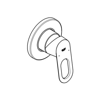 GROHE 29042000 - Sprchová baterie BAULOOP lesklý chrom