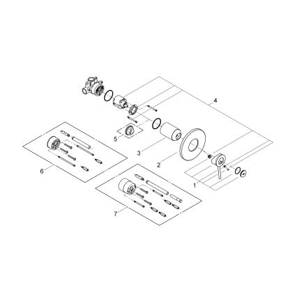 GROHE 29048000 - Sprchová baterie BAUCLASSIC lesklý chrom