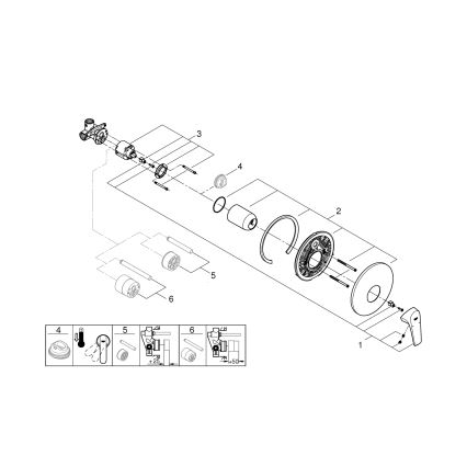 GROHE 29116000 - Sprchová baterie START FLOW lesklý chrom
