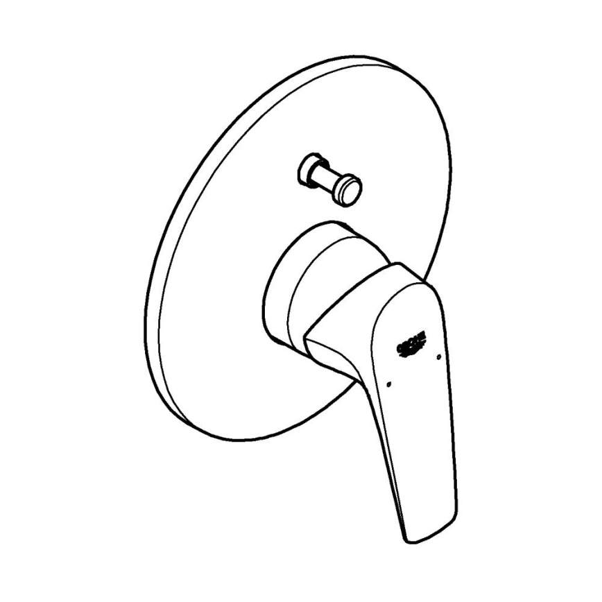 GROHE 29117000 - Vanová baterie LINEARE lesklý chrom
