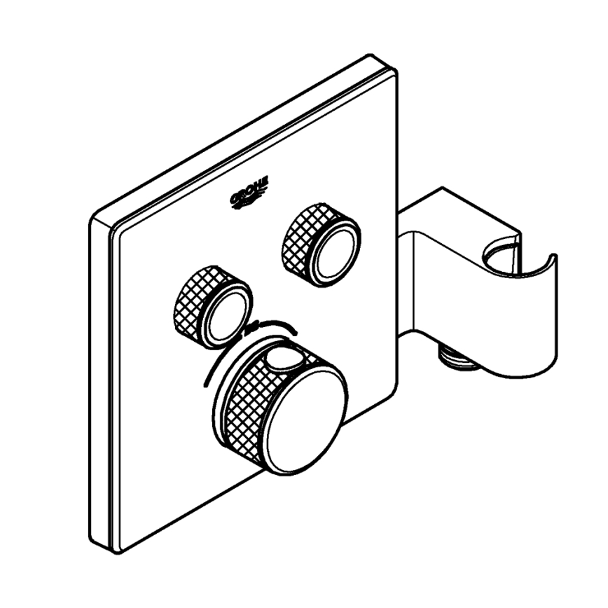 GROHE 29125000 - Termostatická vanová baterie GROHTHERM SMARTCONTROL chrom