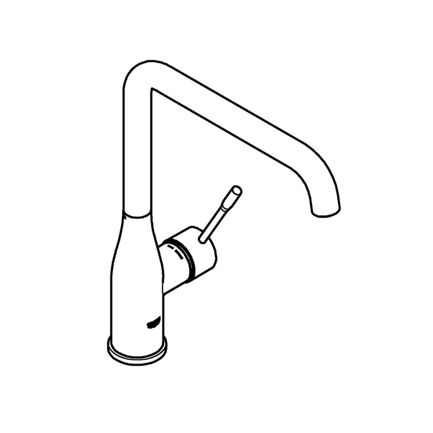 GROHE 30269GN0 - Dřezová baterie ESSENCE zlatá