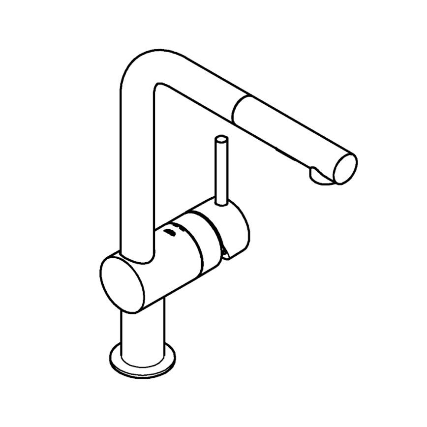 GROHE 30274DC0 - Dřezová baterie A nerez