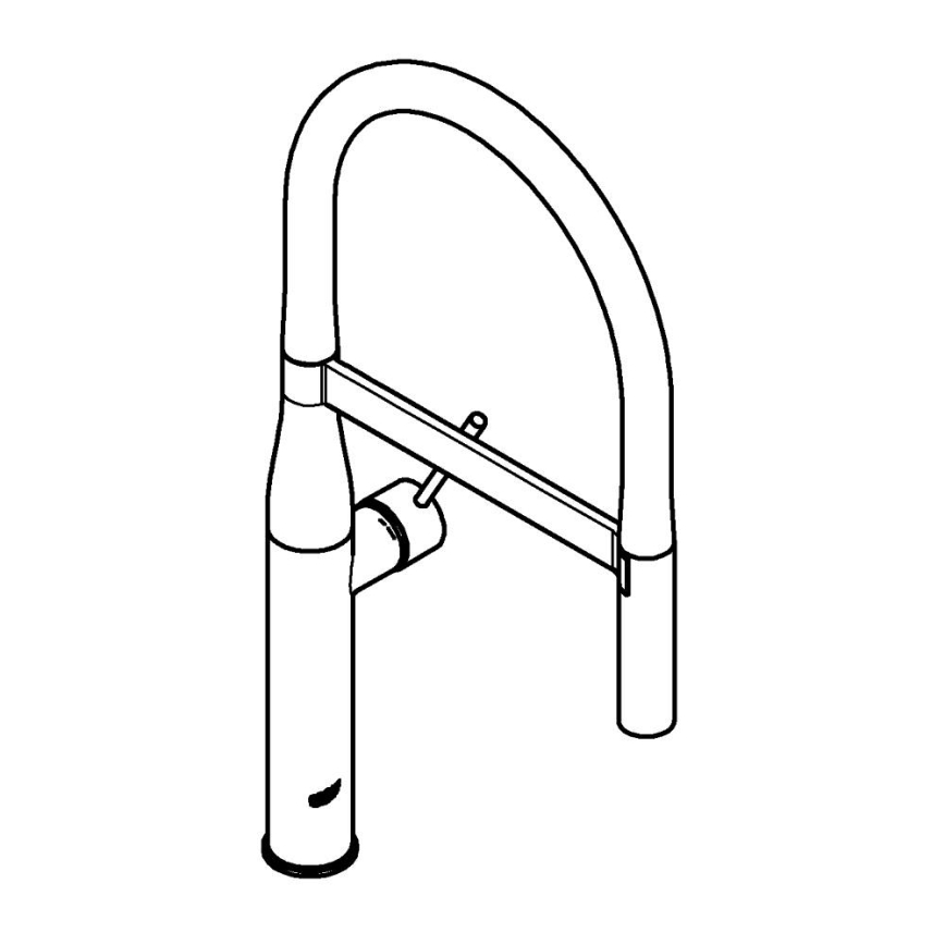 GROHE 30294A00 - Dřezová baterie ESSENCE antracit