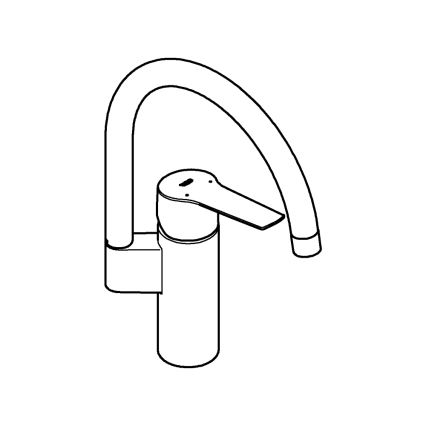 GROHE 30469000 - Dřezová baterie START vysoká výpusť lesklý chrom