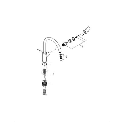 GROHE 30529001 - Dřezová baterie START EDGE lesklý chrom