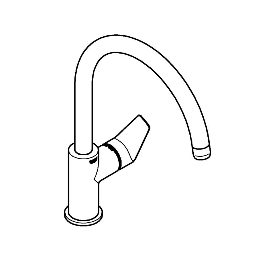 GROHE 30529001 - Dřezová baterie START EDGE lesklý chrom