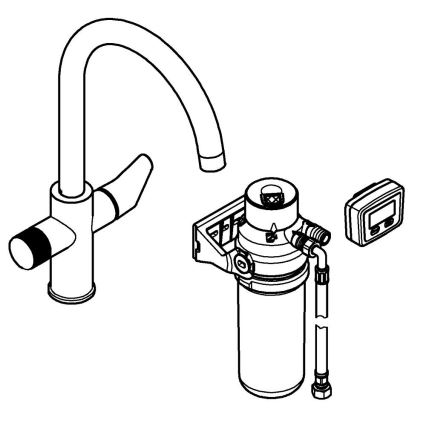 GROHE 30593000 - Dřezová baterie BLUE PURE C-výpusť lesklý chrom
