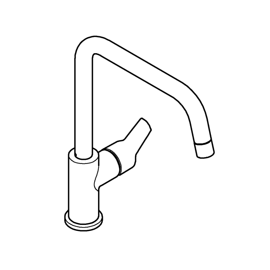 GROHE 30630000 - Dřezová baterie START 311 mm lesklý chrom