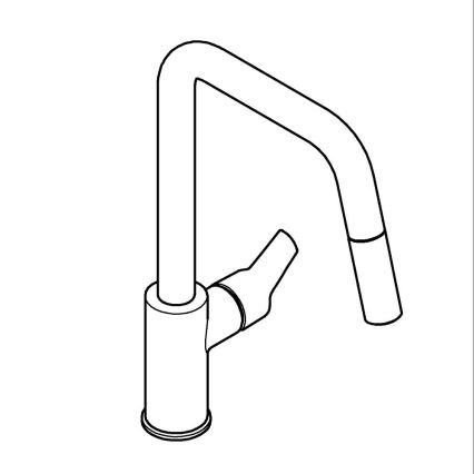 GROHE 30631DC0 - Dřezová baterie START nerez