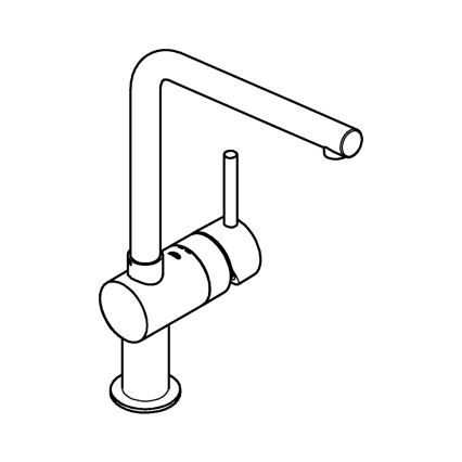 GROHE 31375000 - Dřezová baterie A 360 mm lesklý chrom