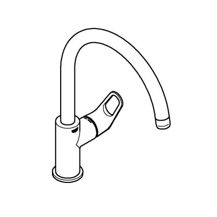 GROHE 31555001 - Dřezová baterie START FLOW 332 mm lesklý chrom