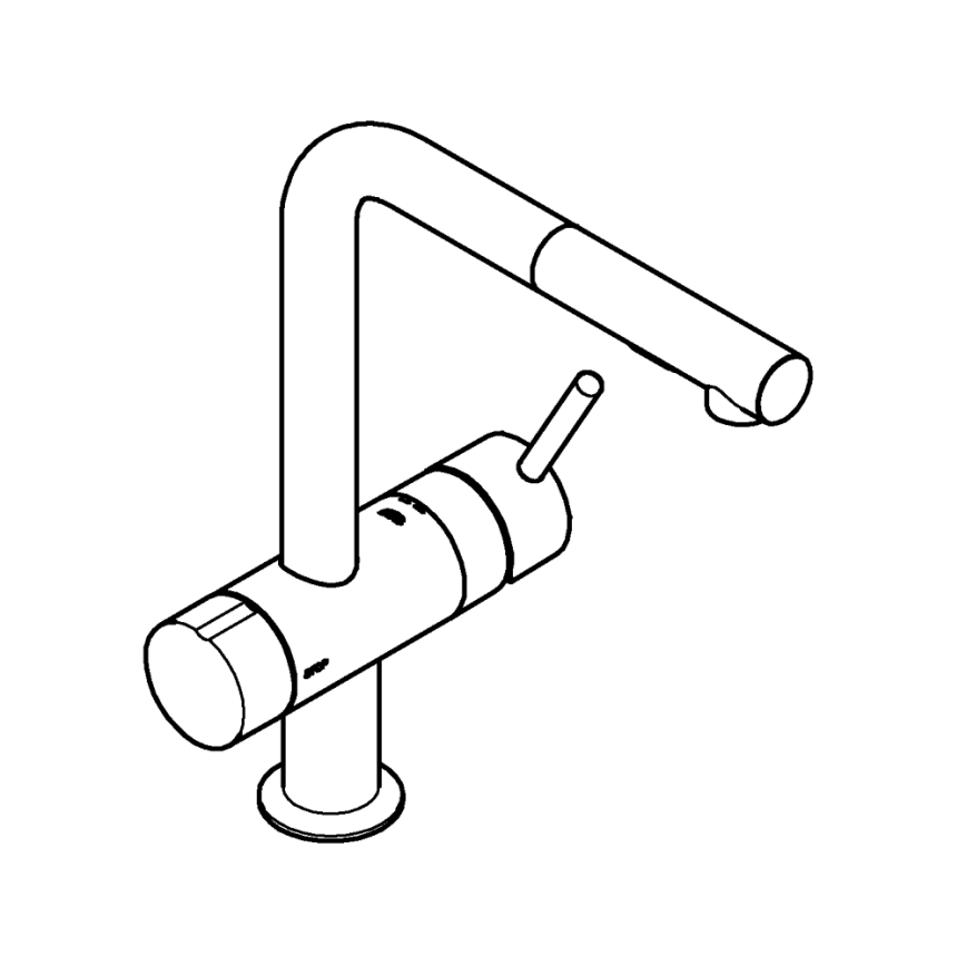 GROHE 31558GN0 - Dřezová baterie A zlatá