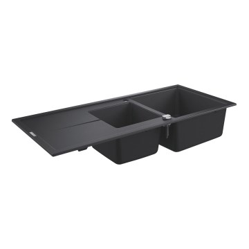 GROHE 31643AP0 - Kompozitní dřez K400 1160 × 500 mm kámen/černá
