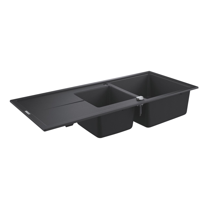 GROHE 31643AP0 - Kompozitní dřez K400 1160 × 500 mm kámen/černá