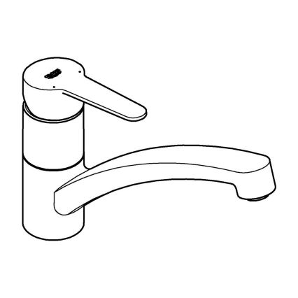 GROHE 31680000 - Dřezová baterie BAUECO lesklý chrom