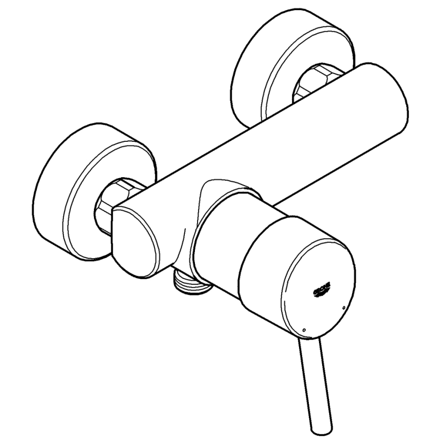 GROHE 32210001 - Sprchová baterie CONCETTO DN 15 lesklý chrom