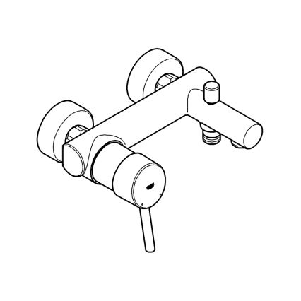 GROHE 32211001 - Vanová baterie CONCETTO DN 15 lesklý chrom