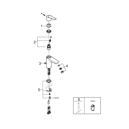 GROHE 32277002 - Umyvadlová baterie START velikost S lesklý chrom