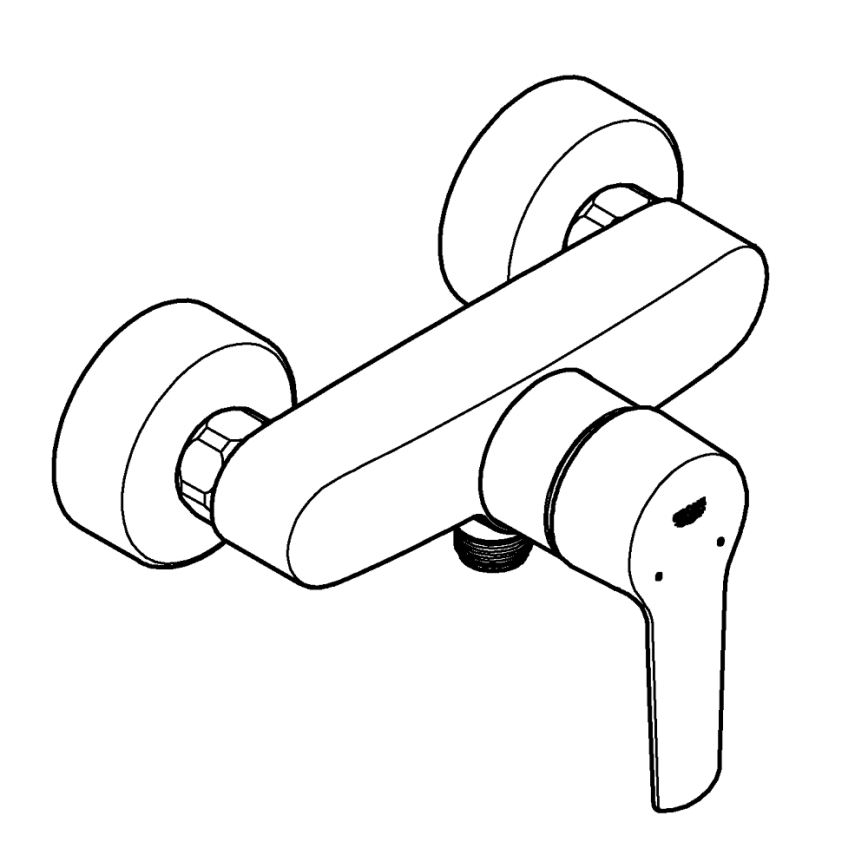 GROHE 322792432 - Sprchová baterie START DN 15 černá
