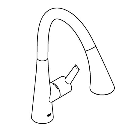 GROHE 32294002 - Dřezová baterie ZEDRA 401 mm lesklý chrom
