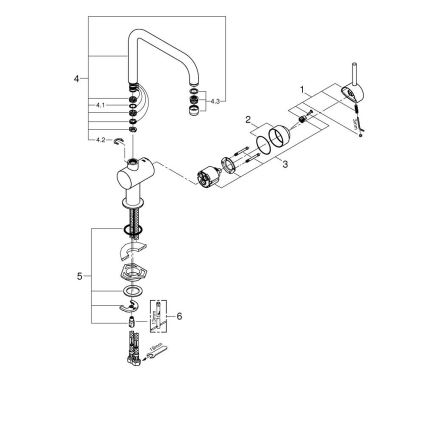 GROHE 32488000 - Dřezová baterie A lesklý chrom