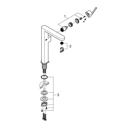 GROHE 32618003 - Umyvadlová baterie PLUS XL lesklý chrom