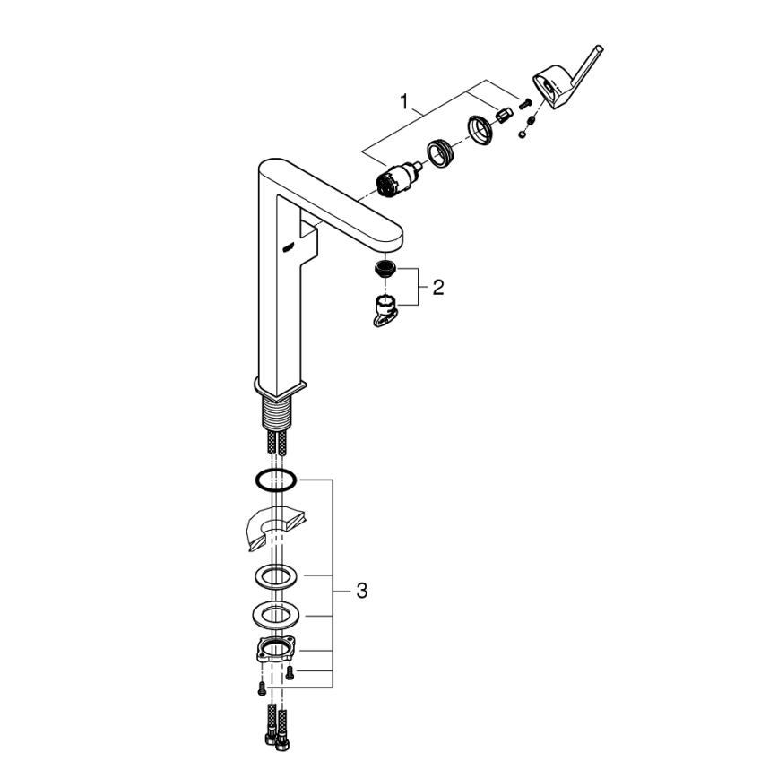 GROHE 32618003 - Umyvadlová baterie PLUS XL lesklý chrom
