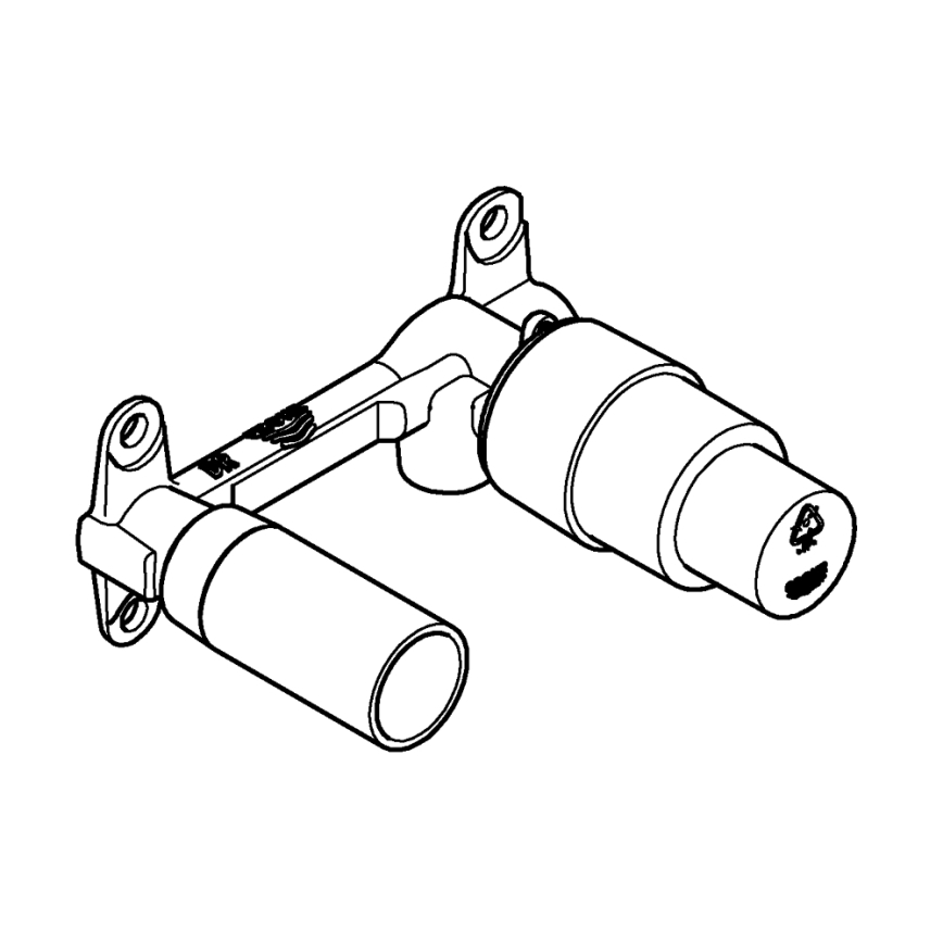 GROHE 32635000 - Podomítková baterie DN 15 DR- mosaz
