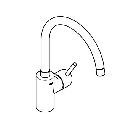 GROHE 32661003 - Dřezová baterie CONCETTO lesklý chrom