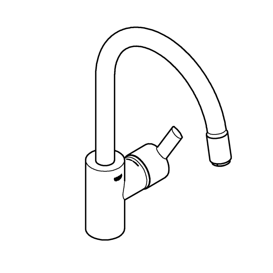 GROHE 32671002 - Dřezová baterie FEEL lesklý chrom