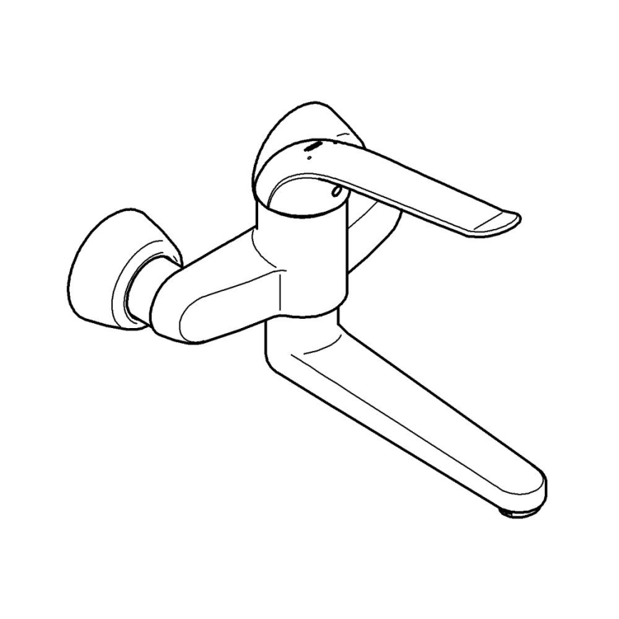 GROHE 32773000 - Umyvadlová baterie EUROECO SPECIAL 257 mm lesklý chrom