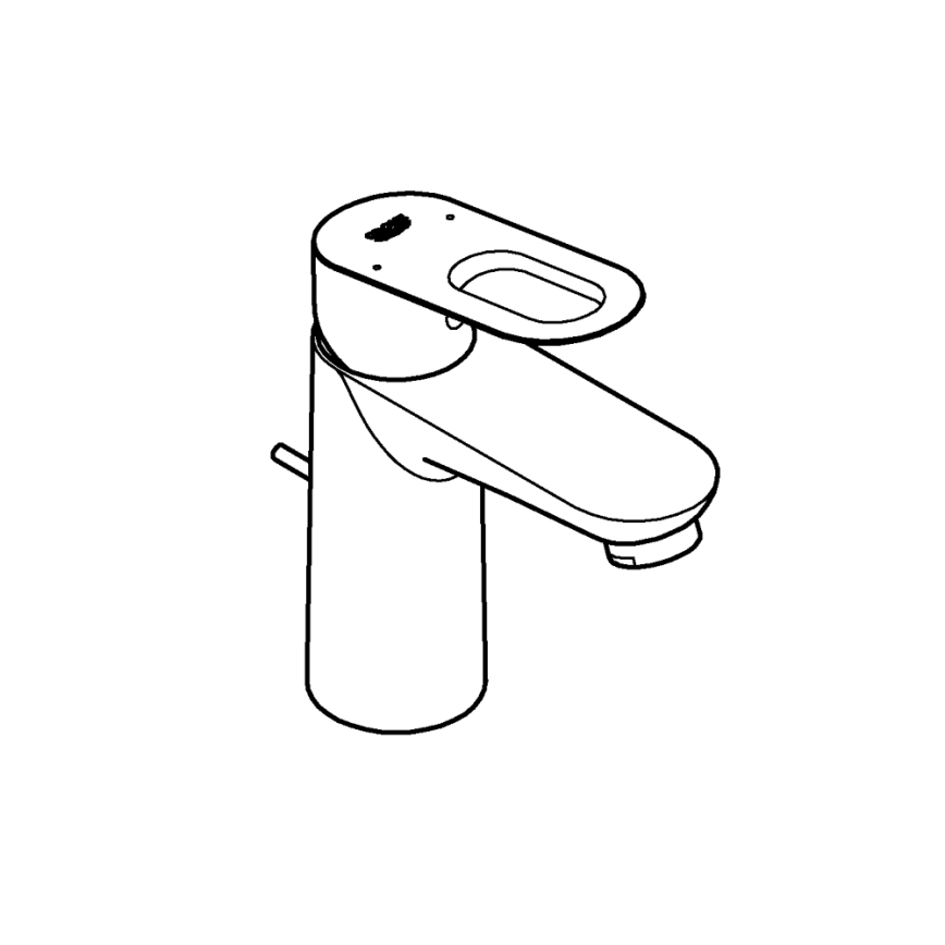 GROHE 32814000 - Umyvadlová baterie BAULOOP lesklý chrom